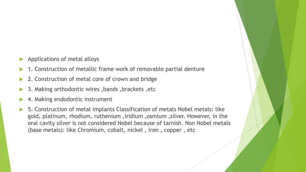 applications of metal alloys