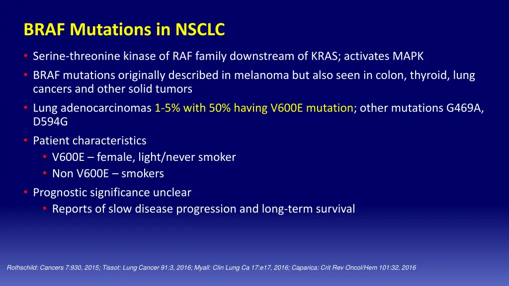 braf mutations in nsclc