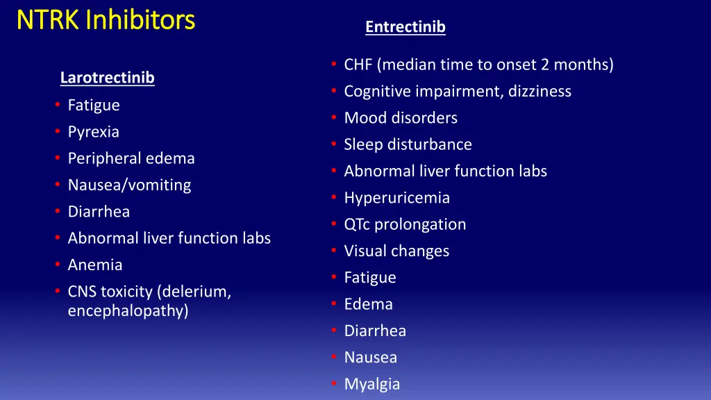 ntrk inhibitors ntrk inhibitors