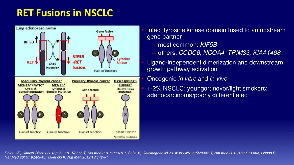 ret fusions in nsclc