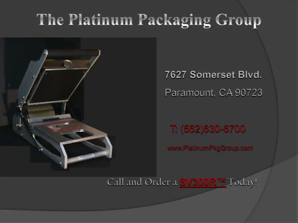 the platinum packaging group