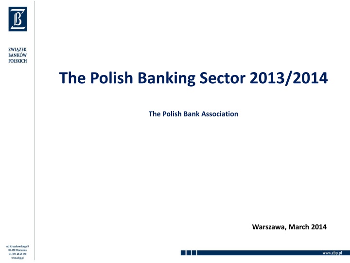 the polish banking sector 2013 2014