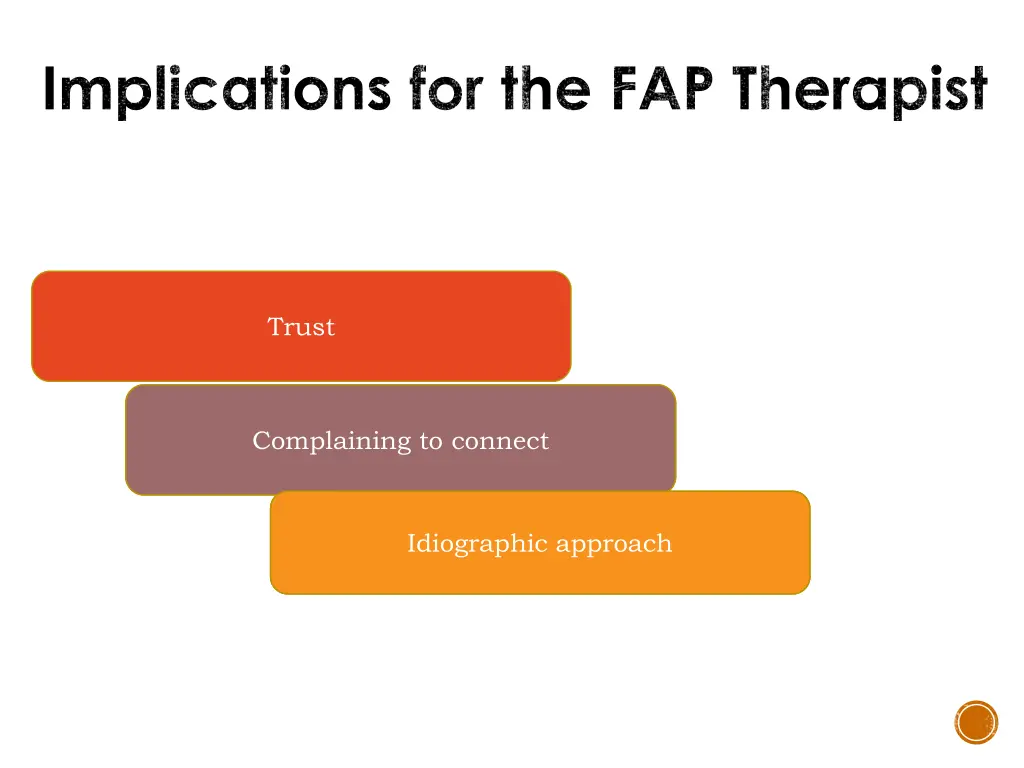 implications for the fap therapist