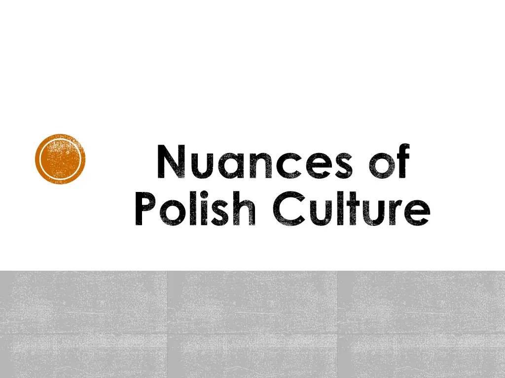 nuances of polish culture