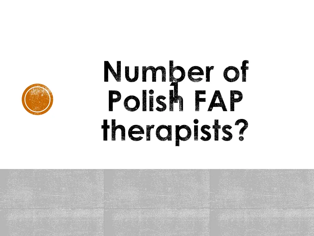 number of polish fap therapists