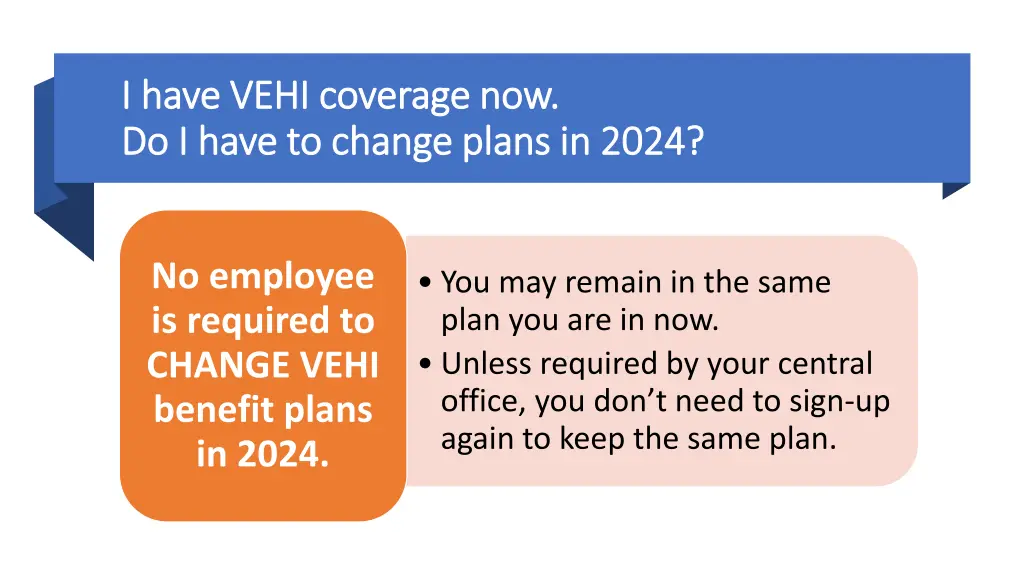 i have vehi coverage now i have vehi coverage