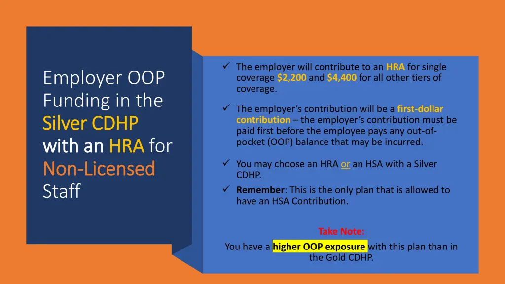 the employer will contribute to an hra for single 4