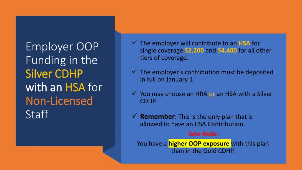 the employer will contribute to an hsa for single 1