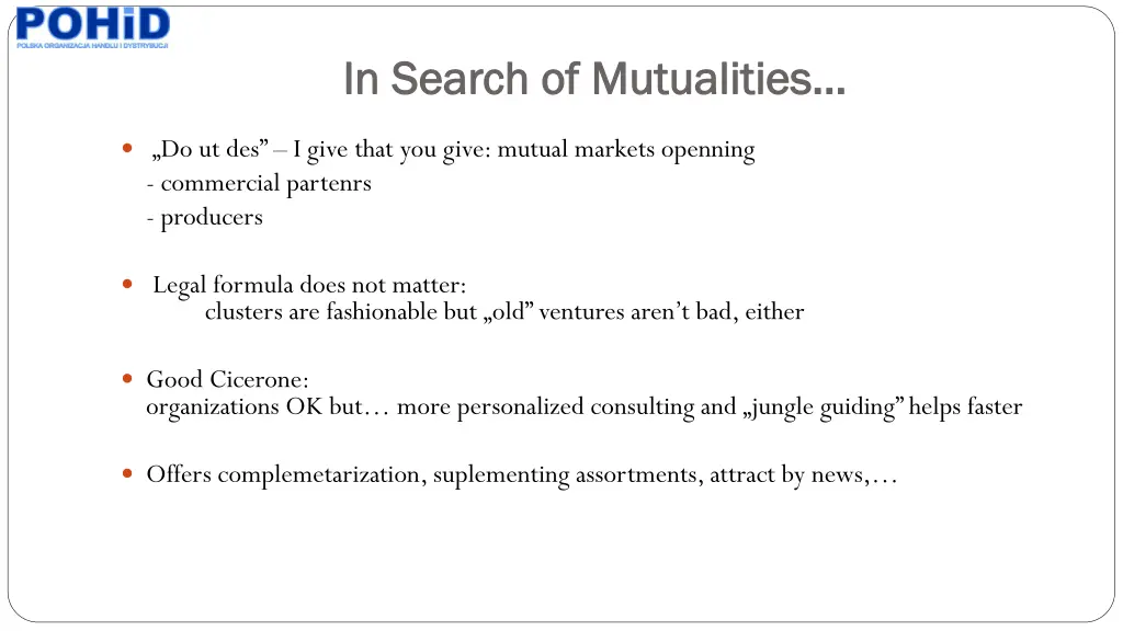 in search of mutualities in search of mutualities