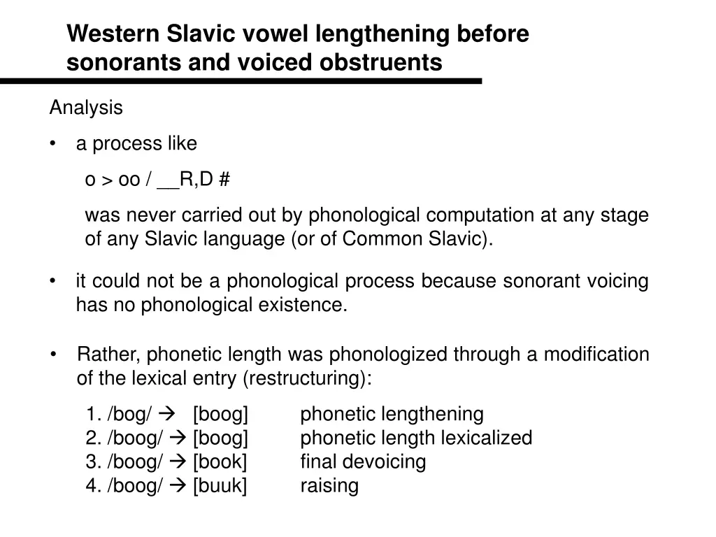 western slavic vowel lengthening before sonorants 8