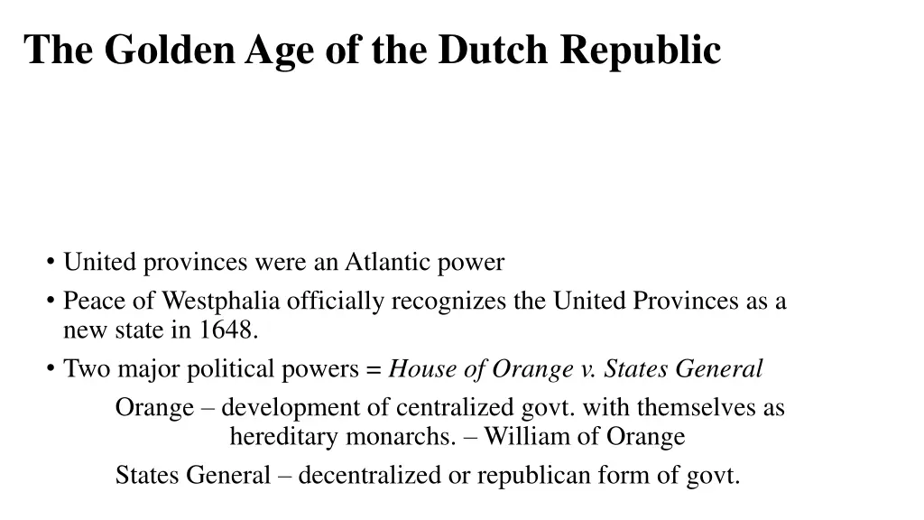 the golden age of the dutch republic