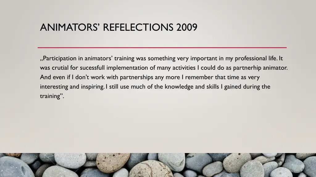 animators refelections 2009 1