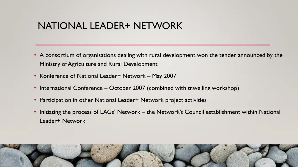 national leader network