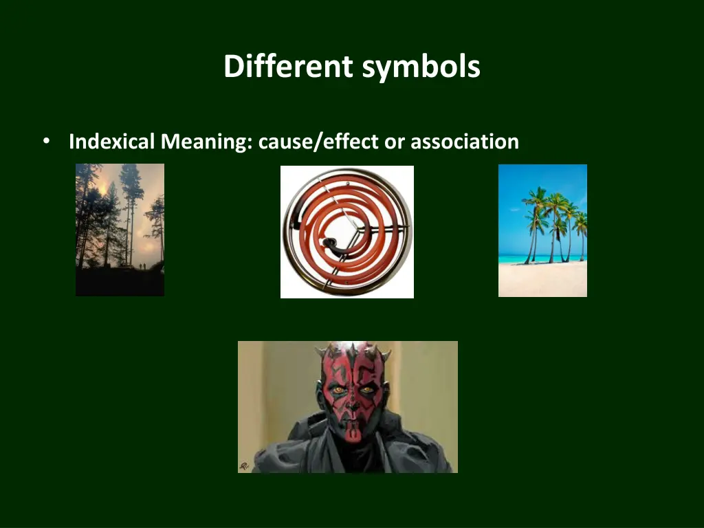 different symbols