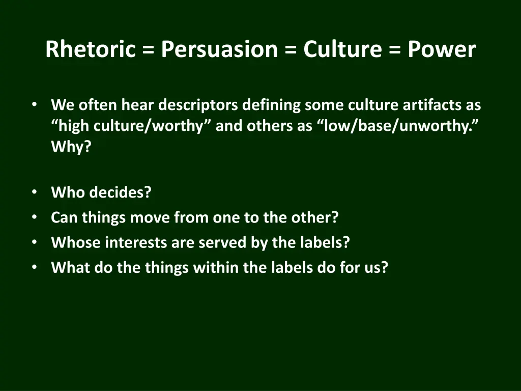 rhetoric persuasion culture power