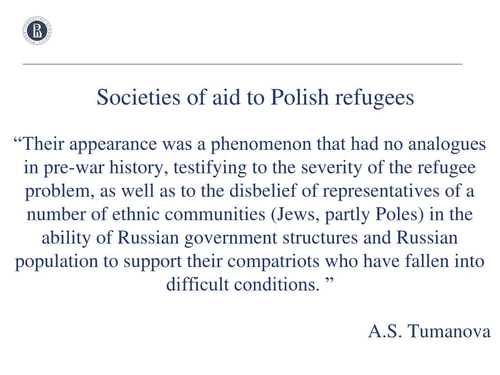 societies of aid to polish refugees