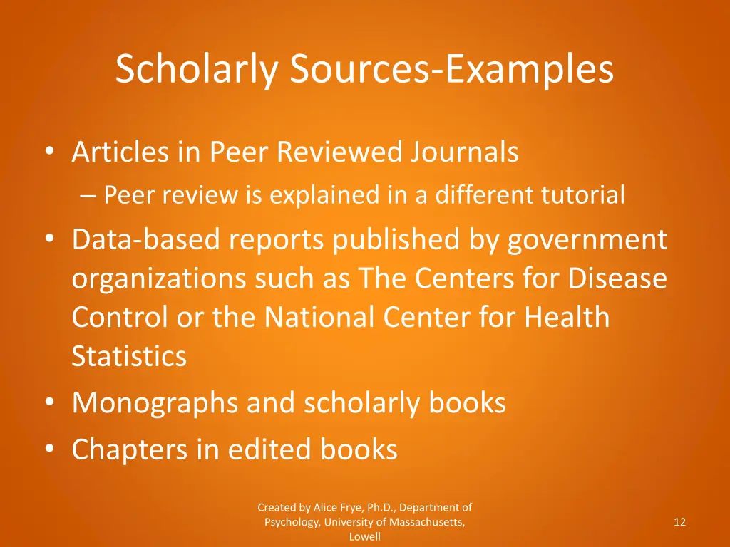 scholarly sources examples