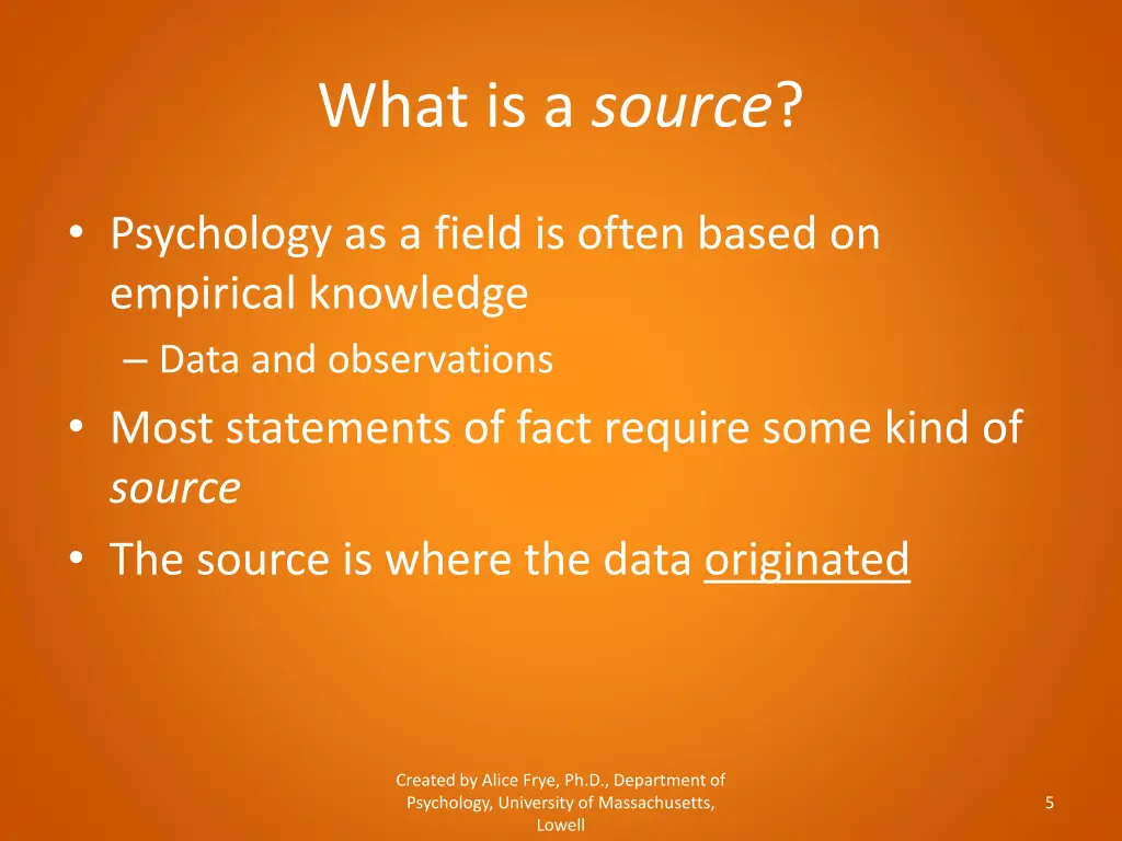 what is a source