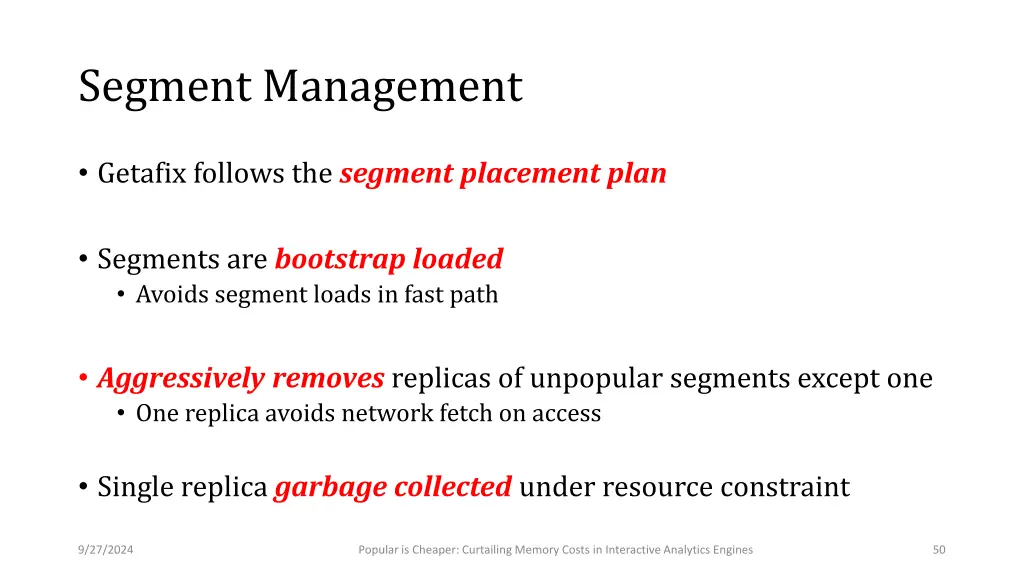 segment management 1