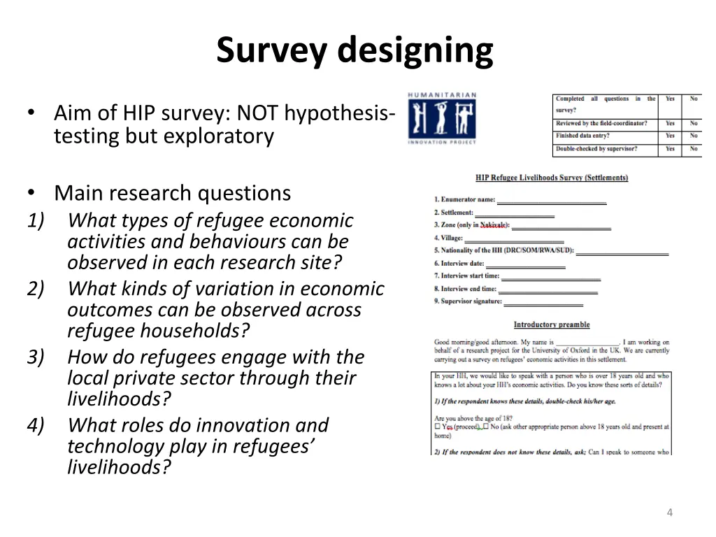 survey designing