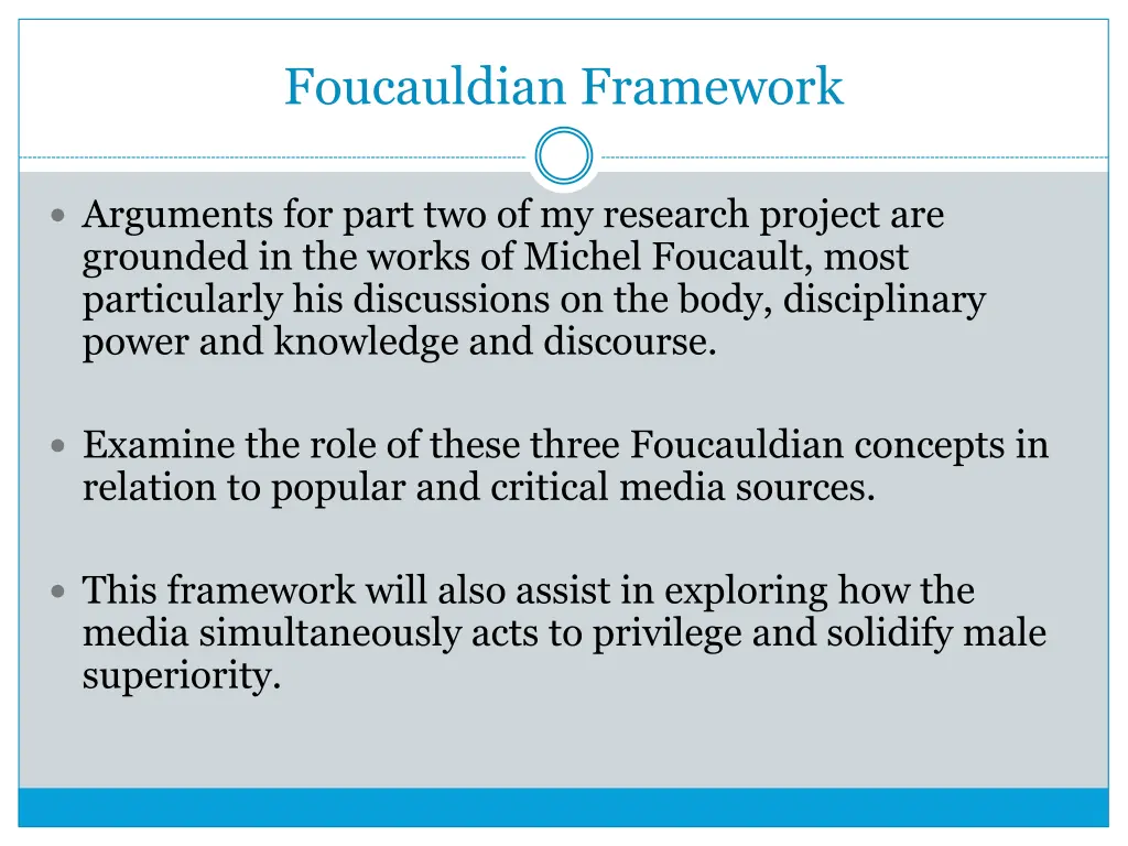 foucauldian framework