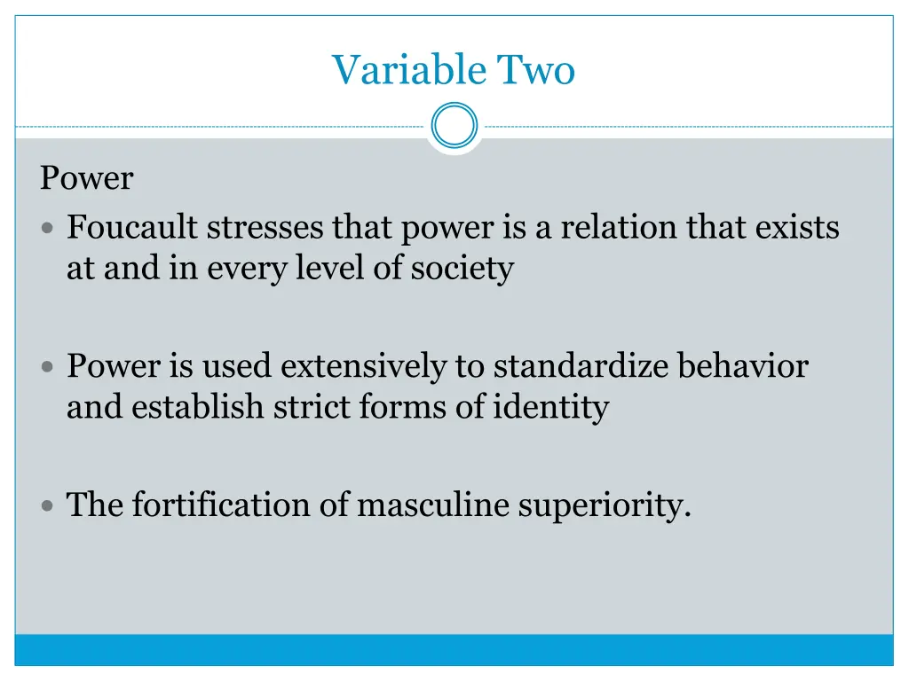 variable two