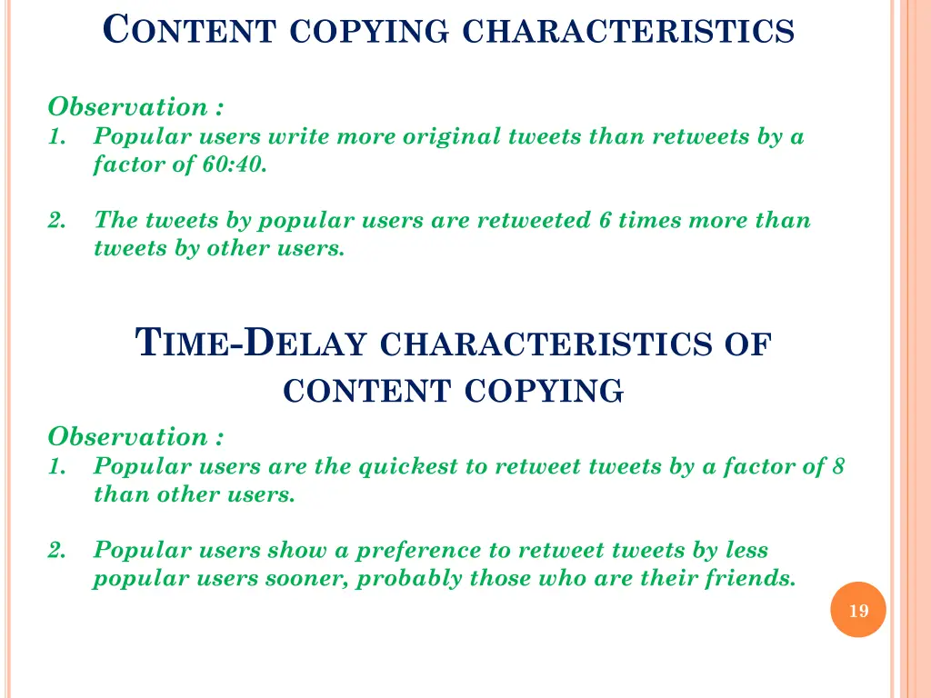 c ontent copying characteristics