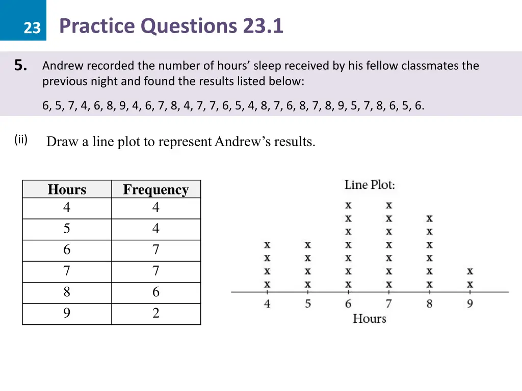 23 practice questions 23 1 19