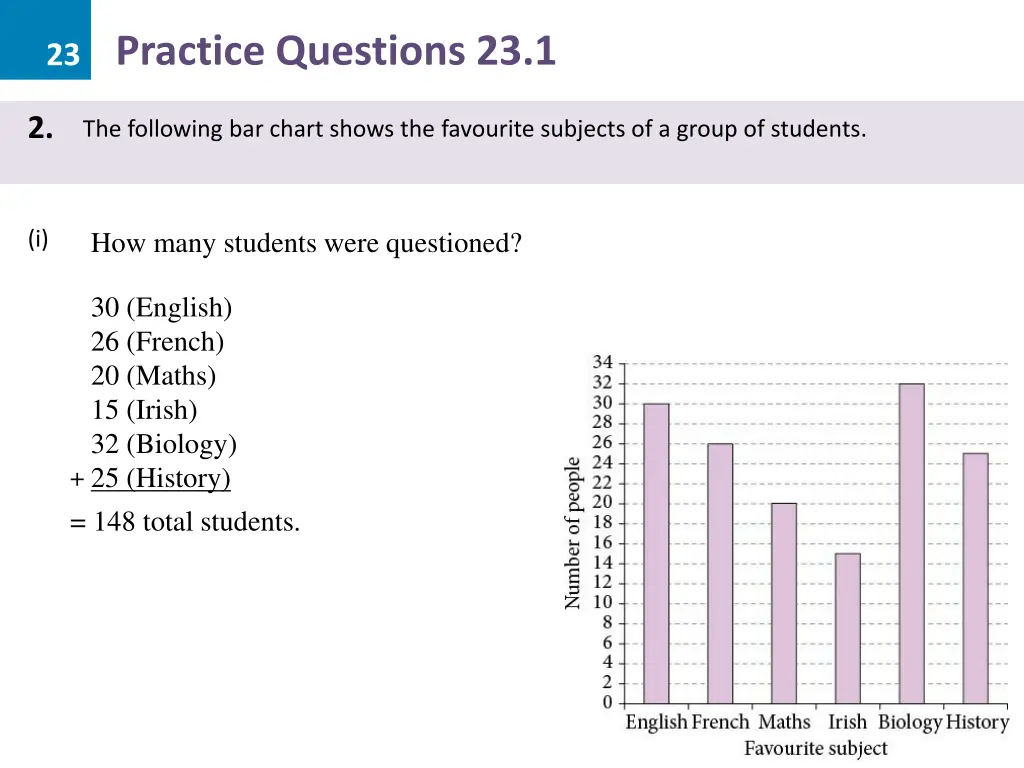 23 practice questions 23 1 4