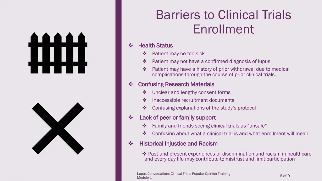 barriers to clinical trials enrollment