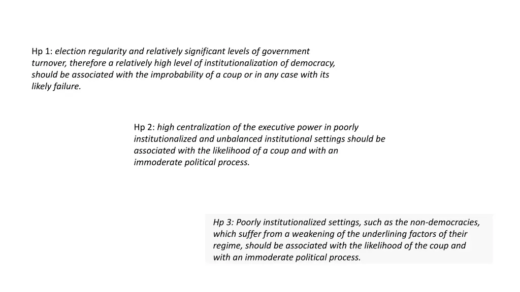 hp 1 election regularity and relatively