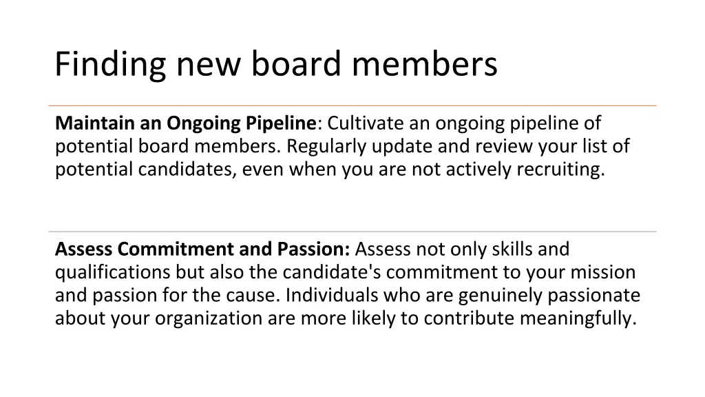 finding new board members 1