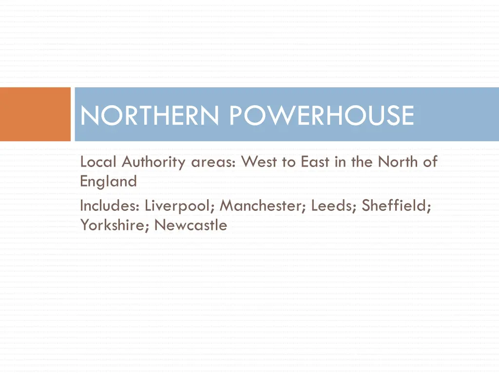 northern powerhouse