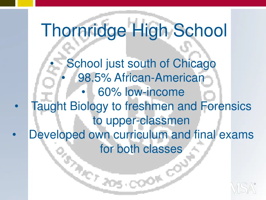 thornridge high school