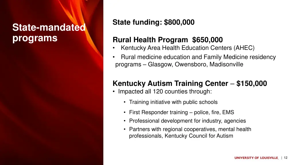 state funding 800 000