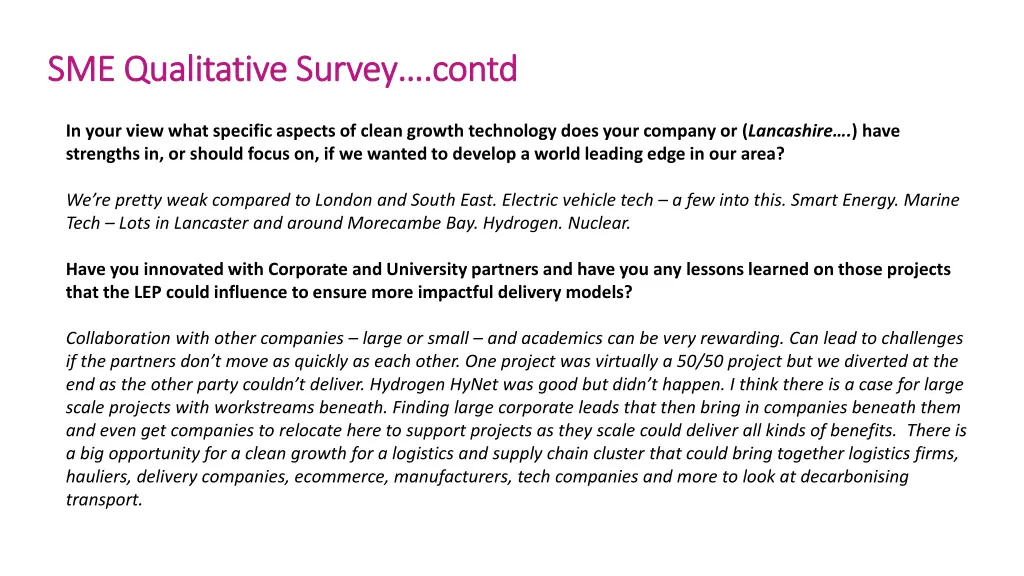 sme qualitative survey sme qualitative survey 1