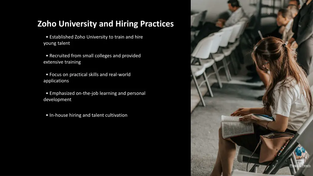 zoho university and hiring practices