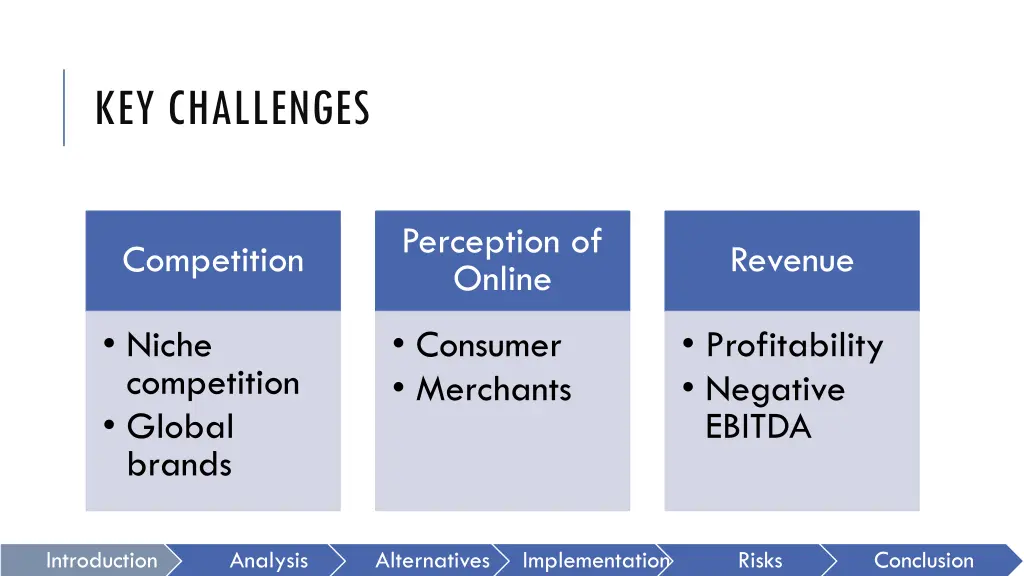 key challenges