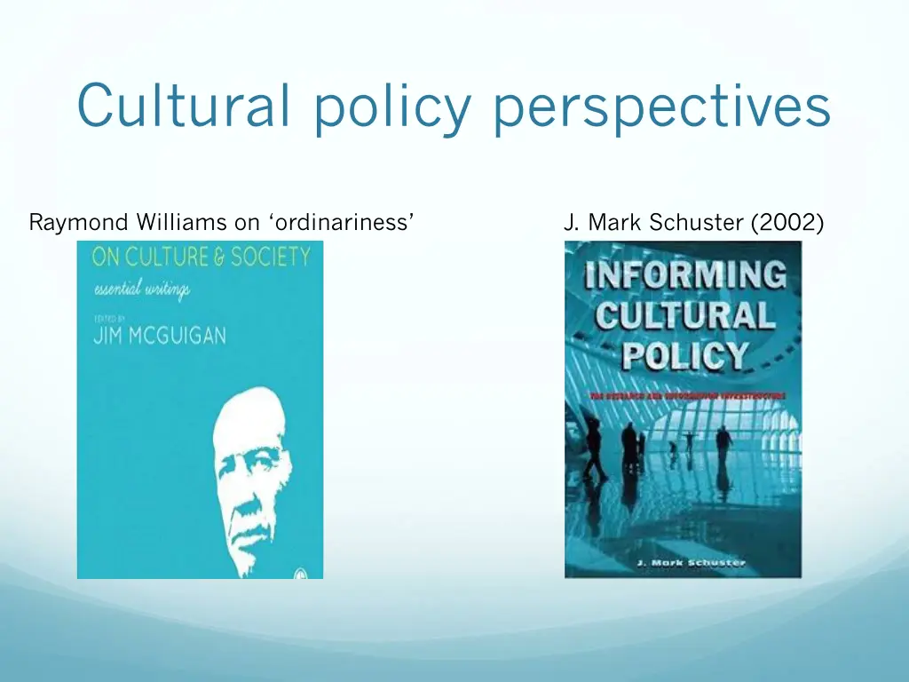 cultural policy perspectives