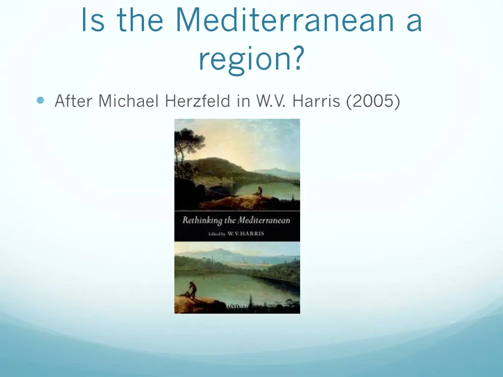 is the mediterranean a region