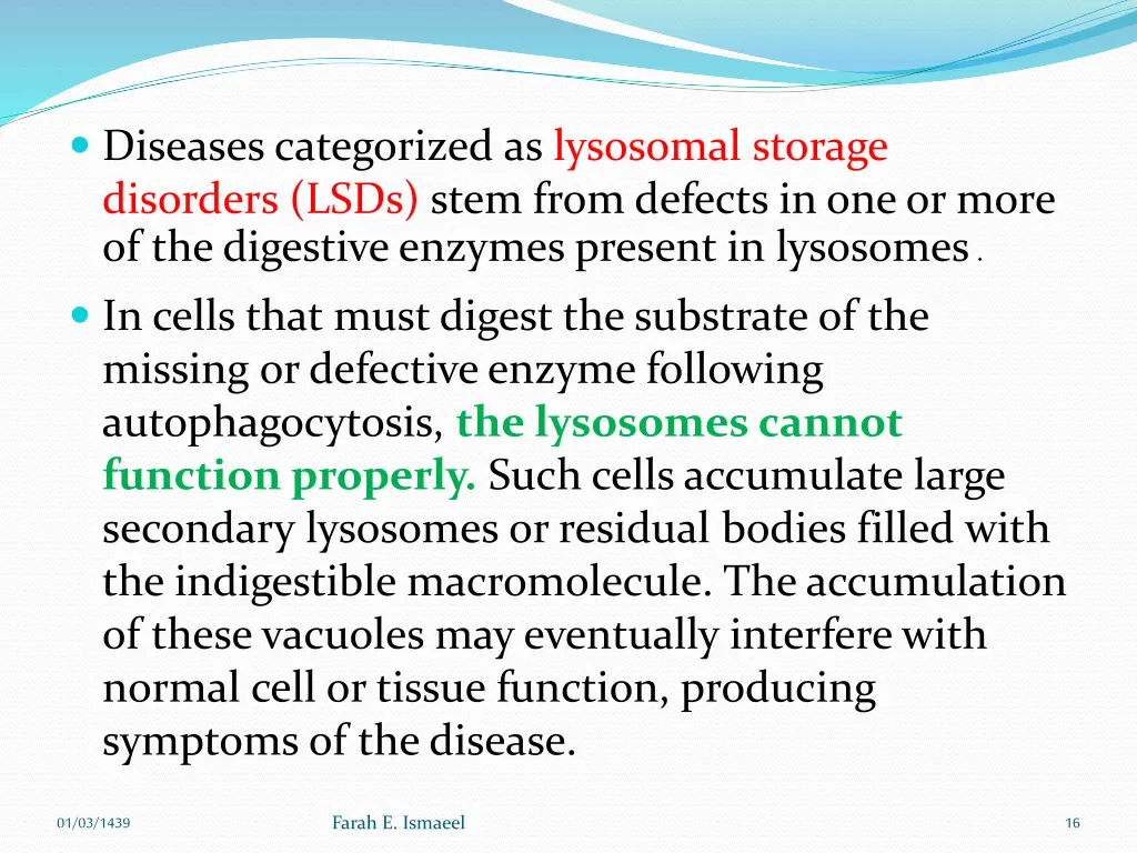 diseases categorized as lysosomal storage