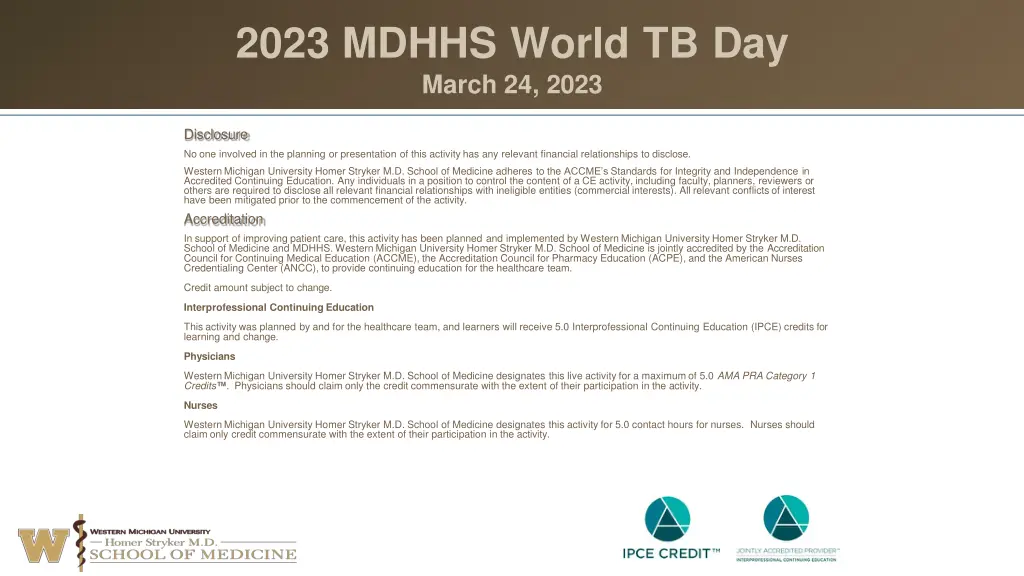 2023 mdhhs world tb day march 24 2023