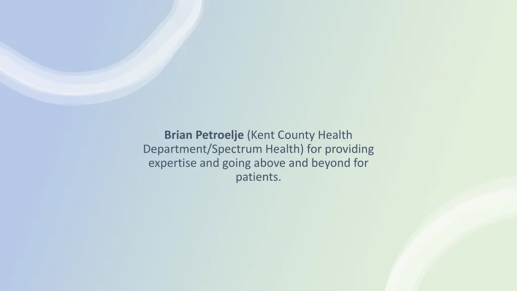 brian petroelje kent county health department