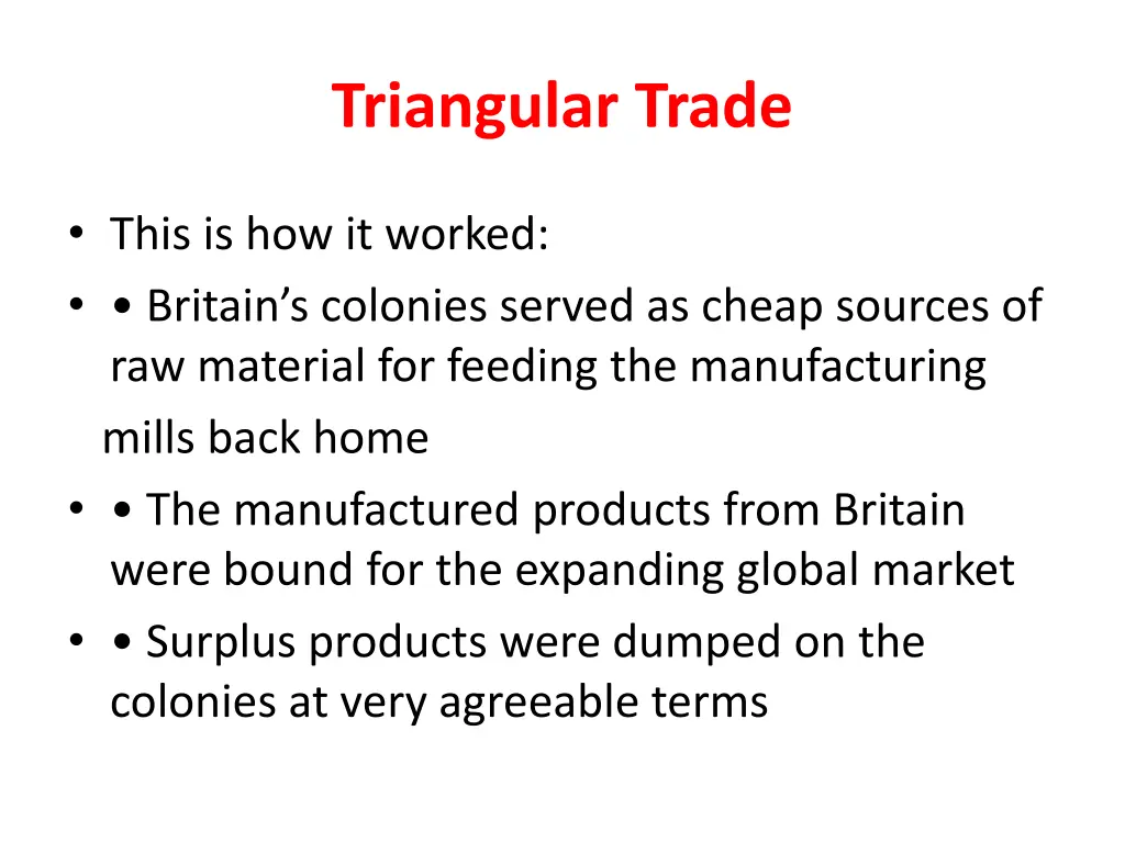 triangular trade