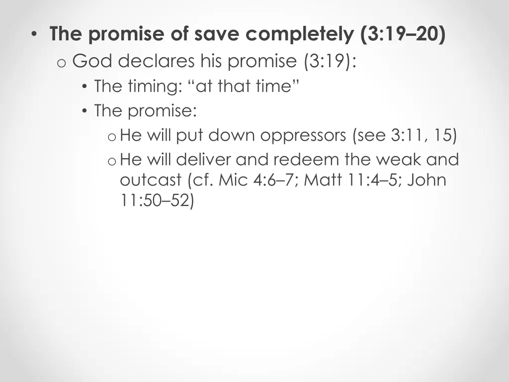 the promise of save completely