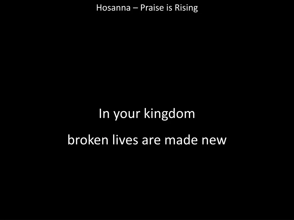 hosanna praise is rising 14