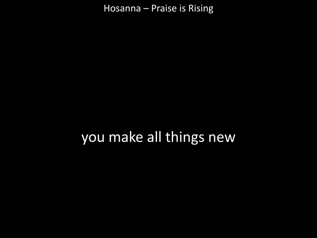 hosanna praise is rising 15