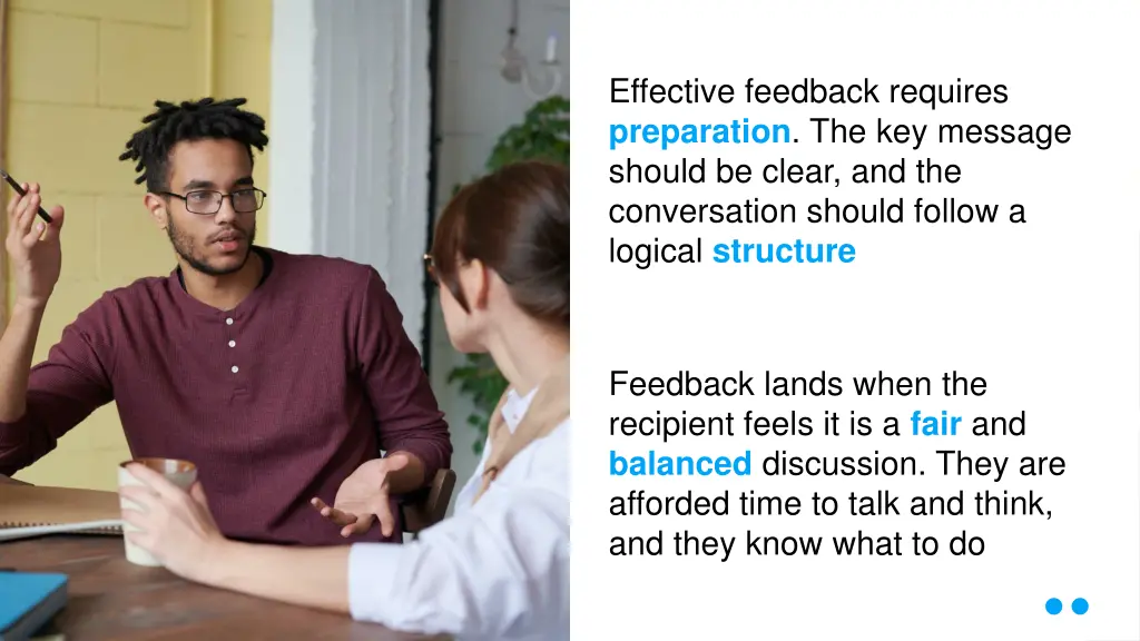 effective feedback requires preparation