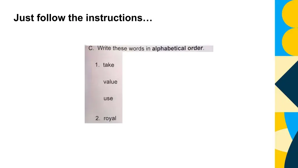 just follow the instructions