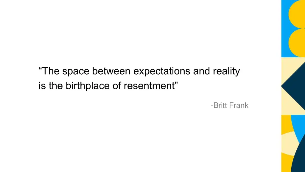 the space between expectations and reality